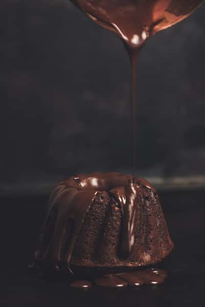 Mini Chocolate Lava Bundt Cake
