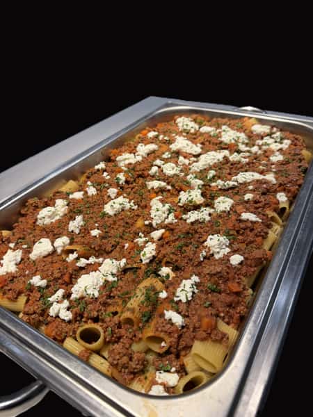 Menu #6 | Rigatoni Bolognese or Vegetarian Rigatoni Ragu