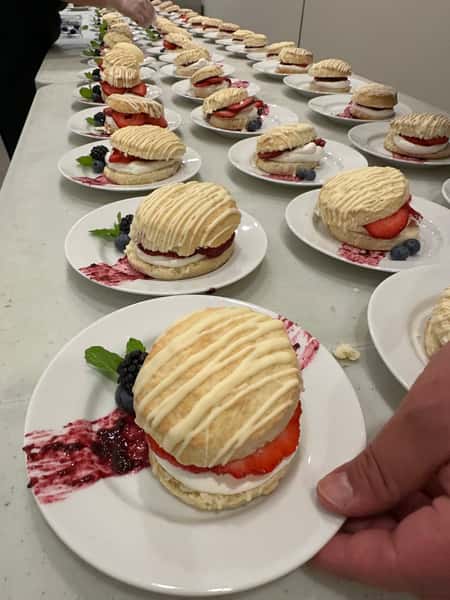 Plated Dessert - Strawberry Shortcake