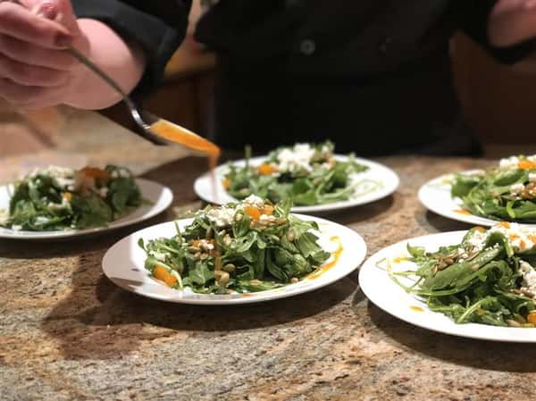 Spinach Salad - Plated