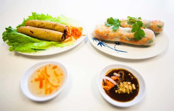 Pork Egg Rolls & Shrimp Spring Rolls