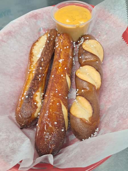 Pretzel Sticks with Beer Cheese