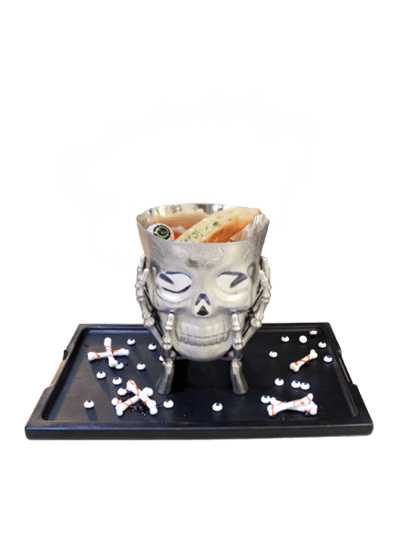 Spooky Skull Penne Alfredo