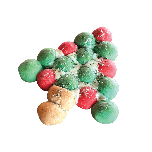 Cheesy Christmas Tree Rolls