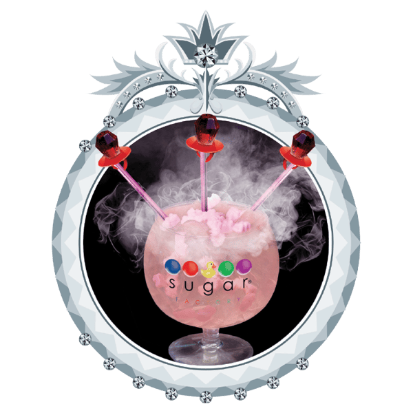 The Sugar Factory Diamond Rose Goblet