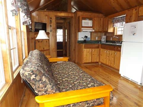 living room & kitchen