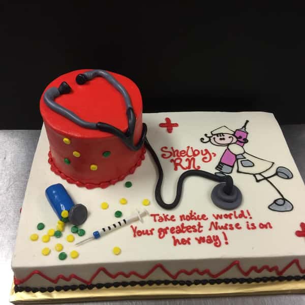 healthcare professional party cake