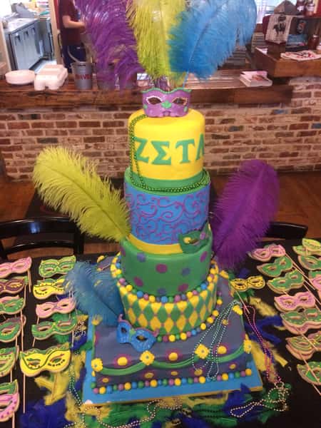 tiered party cake