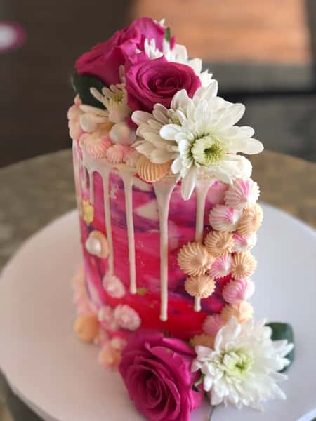 half cake party cake
