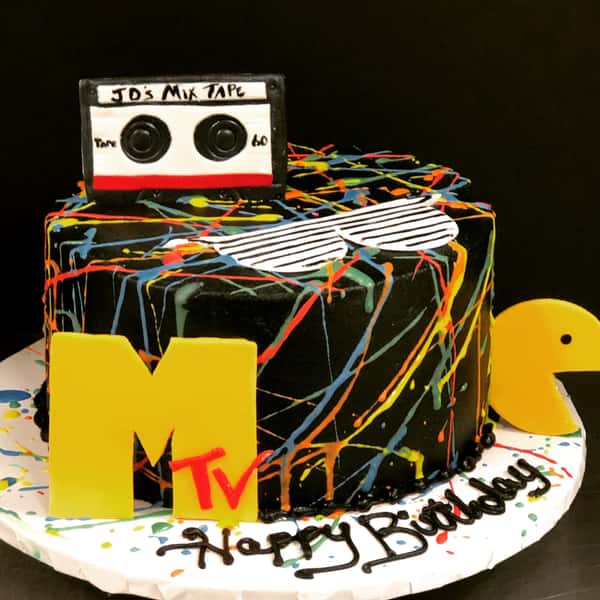 MTV 80s Cake