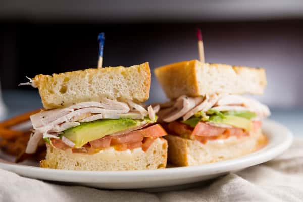 peppered turkey melt