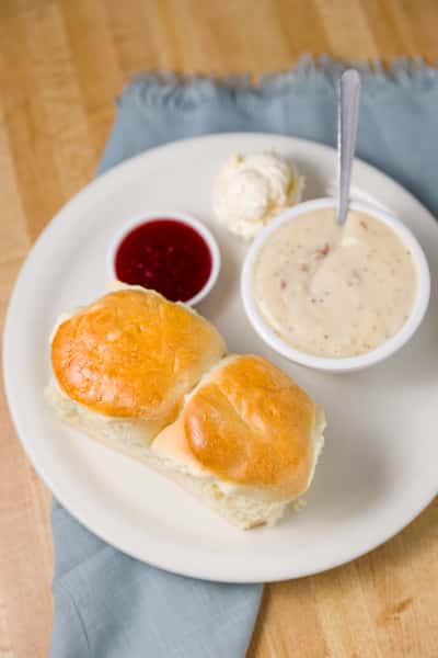biscuits and gravy