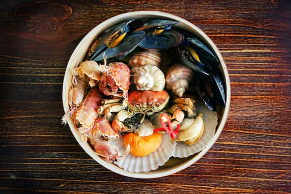 Seafood bowl