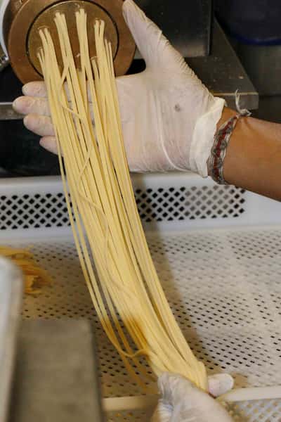 making pasta