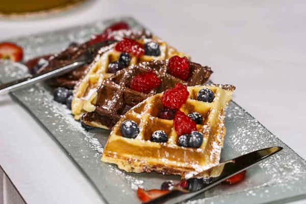 Organic Chocolate-Natural Waffles