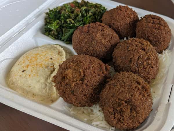 Falafel Plate (Vegan)