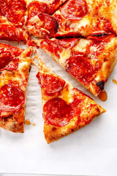 The Pepperoni Patel Pizza (Halal)