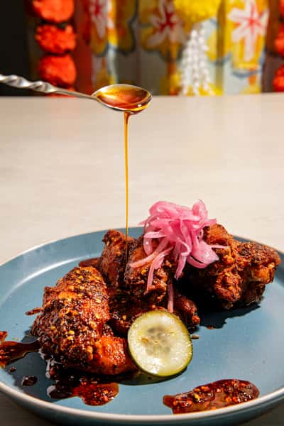 Nashville Lemon Pepper Wet Jumbo Wings (Halal)