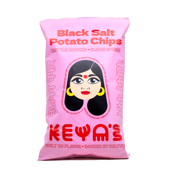 Keya's Black Salt Potato Chips