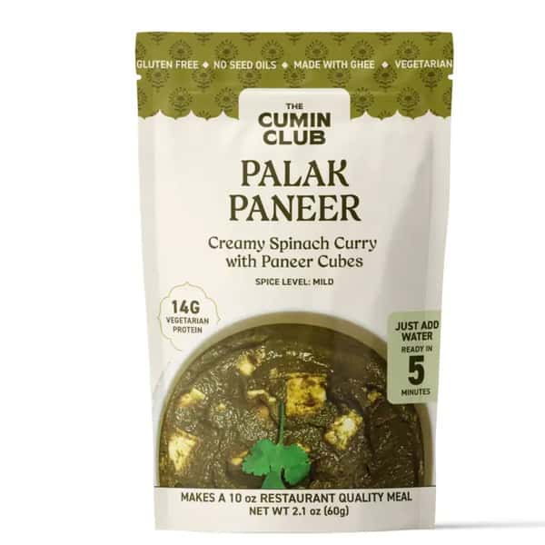 The Cumin Club Palak Paneer - Ready to eat Indian Meal