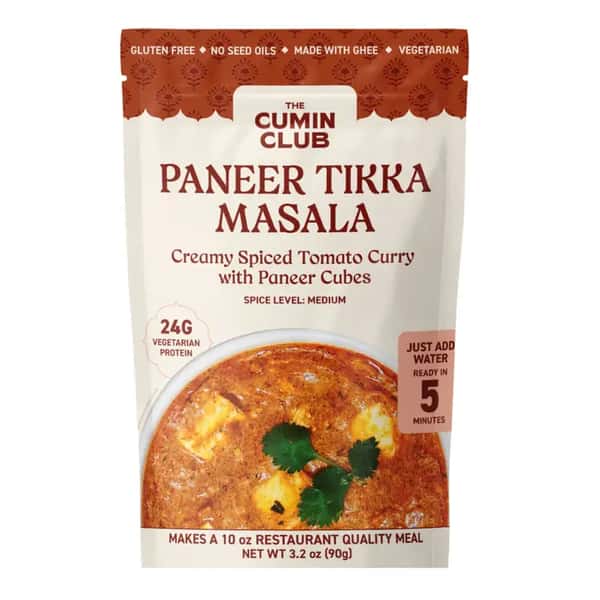 The Cumin Club Paneer Tikka Masala Ready to eat Indian Meal
