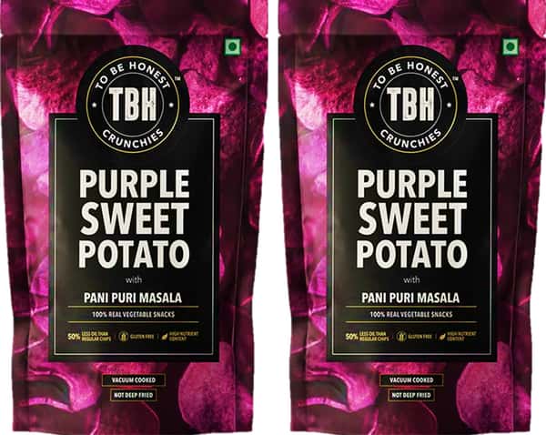Purple Sweet Potato Chips w/ Pani Puri Masala