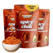 Spicy Chili Roasted Peanuts (Gluten-free, Vegan)