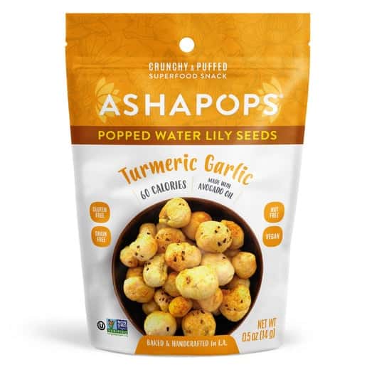 Turmeric Garlic - AshaPops Popped Water Lily Seeds