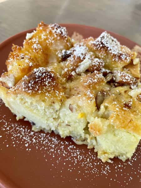 Cardamom and Saffron Bread Pudding