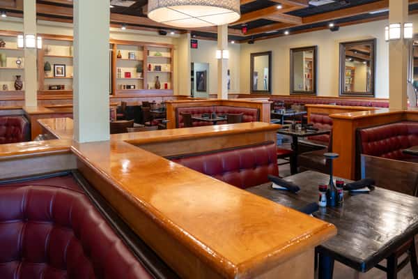 Booth seating area
