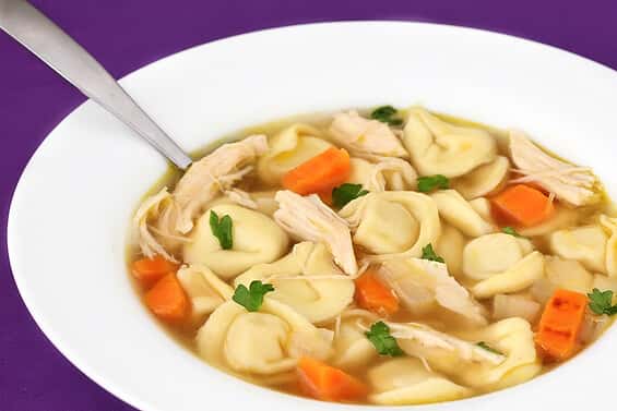 Homemade Tortellini Soup