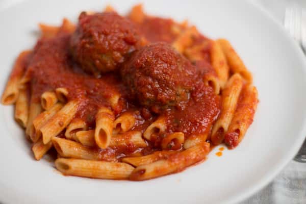 meatball and pasta