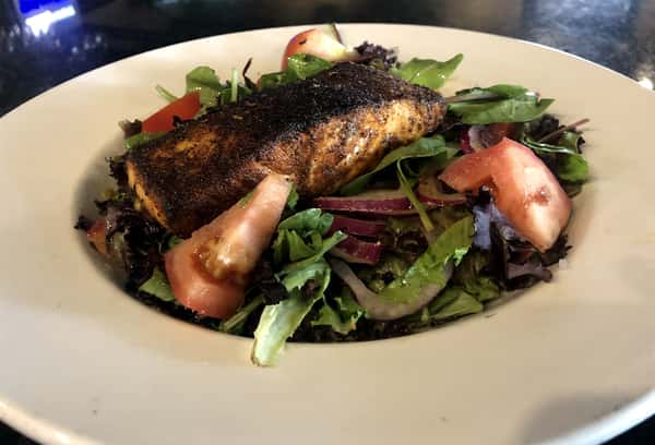 Blackened Salmon Salad - Dine-In | Carryout | Delivery | Menu - Salerno ...