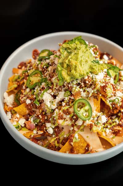 Chorizo Beer Cheese Nachos