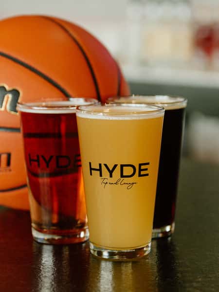 March Madness is on at Hyde! 🏀 $7 beers are waiting for you 🍺✨

Now - end of the month.
