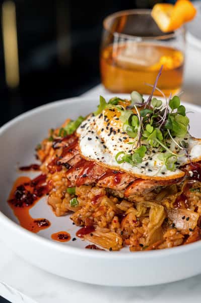 Gochujang Pork Ribeye & Kimchi Fried Rice
