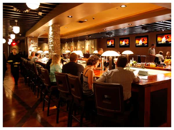 people at bar