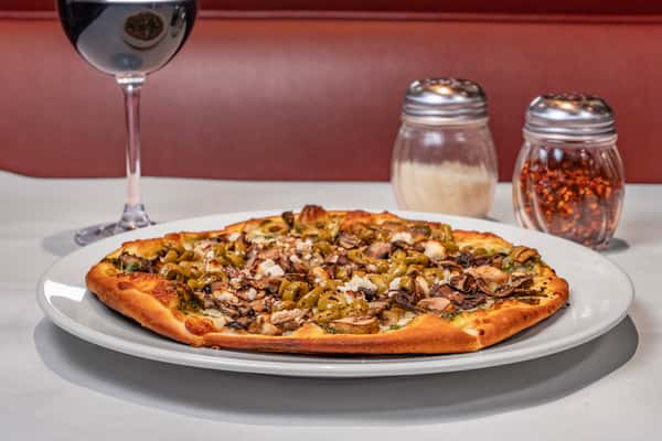 Sicilian Olive Pizza