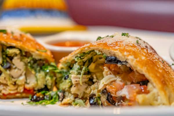 Grilled Chicken Calzone