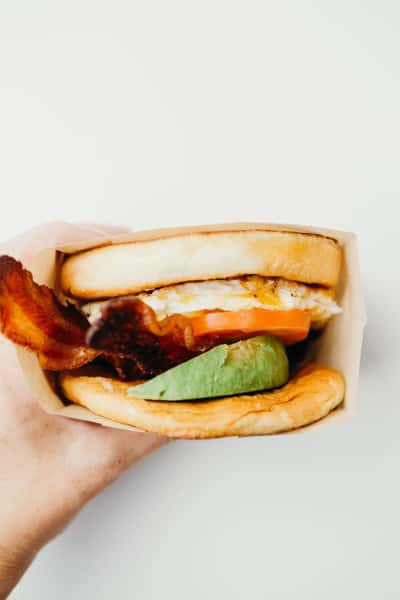 Bacon Egg Avocado Tomato & Cheese Sandwich