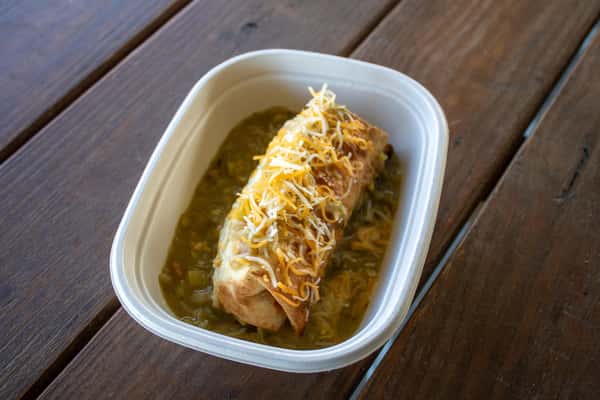 Smothered Green Chili Burrito