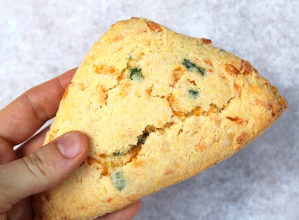 Cheddar Cornbread Scone