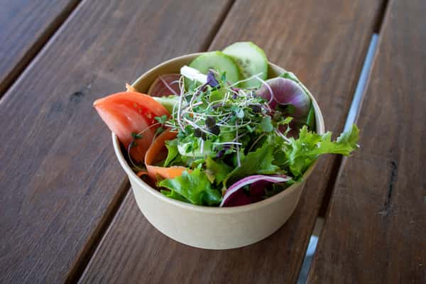 Side Aquaponic Farm Salad