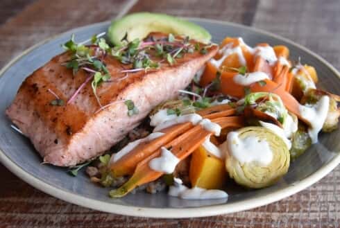 salmon dish