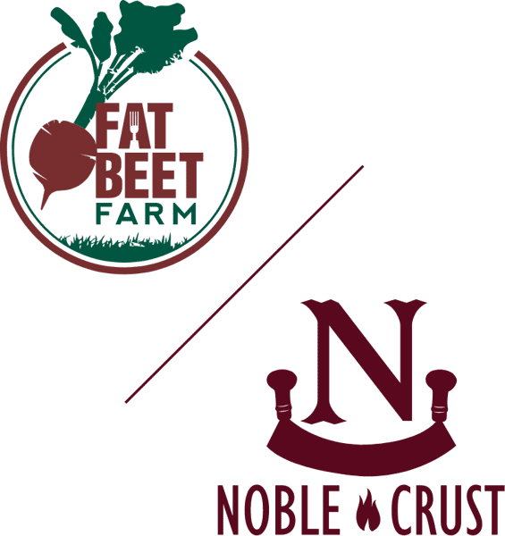 Fat Beet Farm and Noble Crust logo