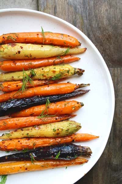 Maple Dijon Dill Carrots