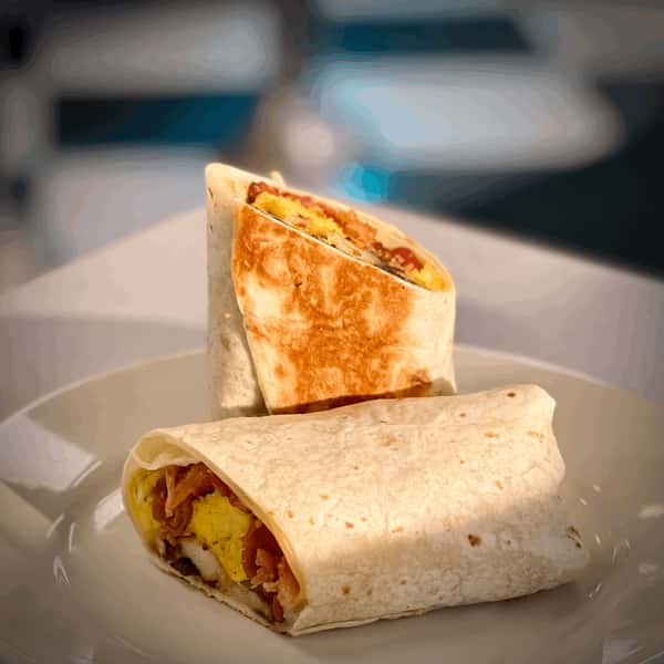 Egg and cheese burrito
