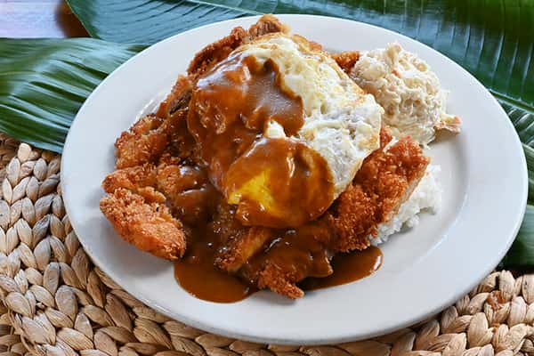 Chicken Katsu Curry Loco Moco
