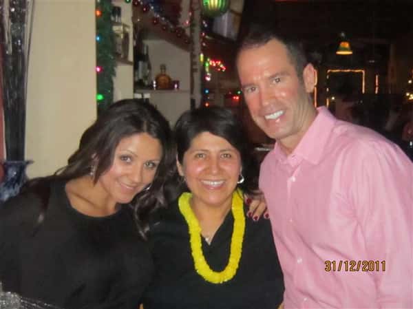 three people posing for a picture