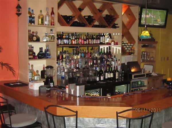 bar area